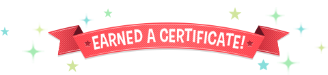 Your Score Earned a Certificate!
