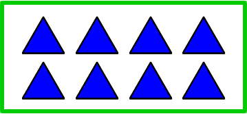 8 triangles
